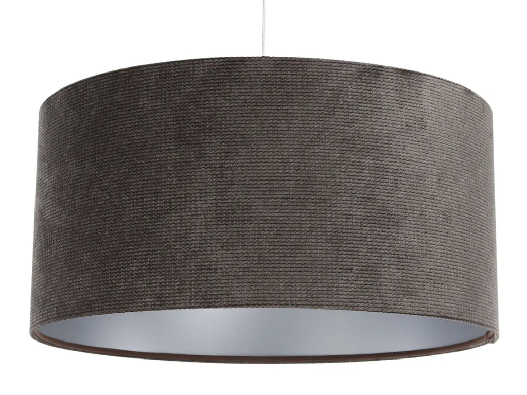 Suspension en tissu gris marron, style moderne, tailles S à L