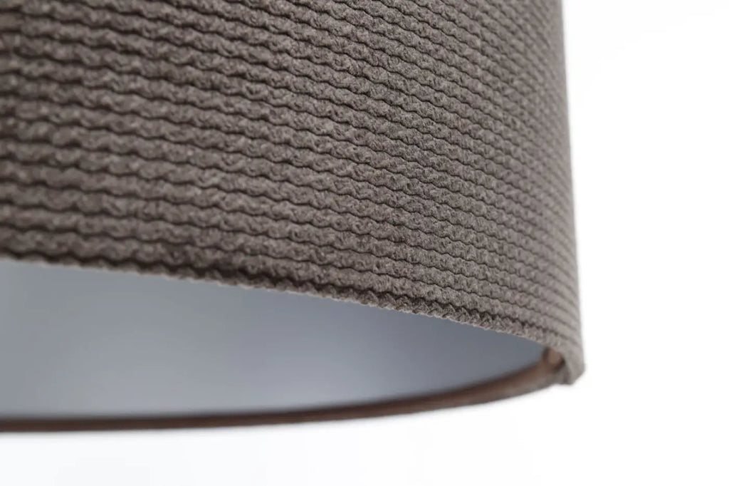 Suspension en tissu gris marron, style moderne, tailles S à L