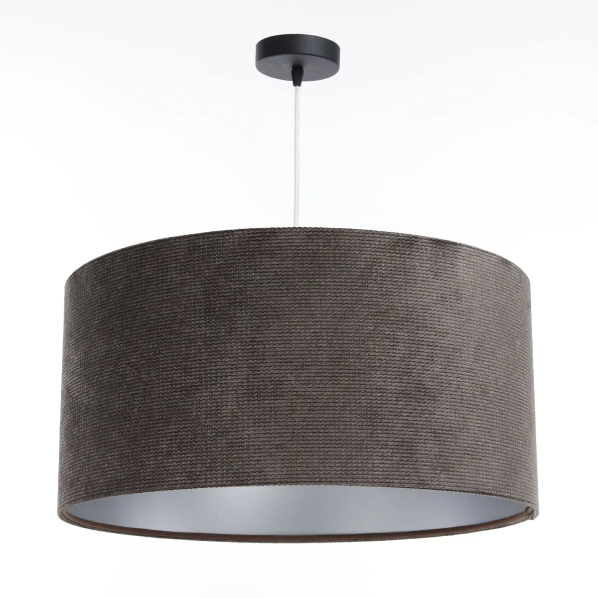 Suspension en tissu gris marron, style moderne, tailles S à L