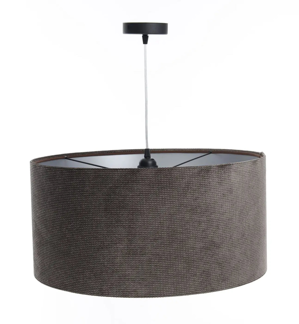 Suspension en tissu gris marron, style moderne, tailles S à L