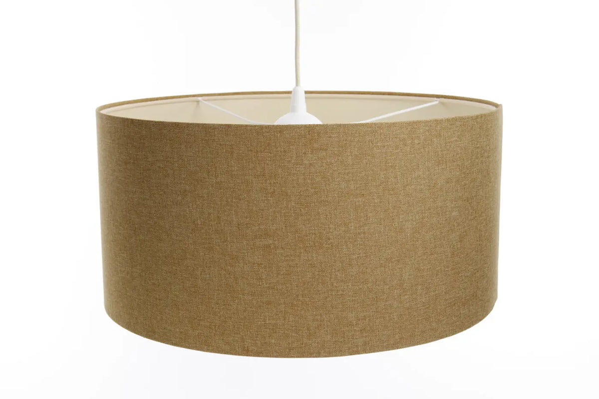 Suspension en tissu marron sable et écru, tailles S à XL