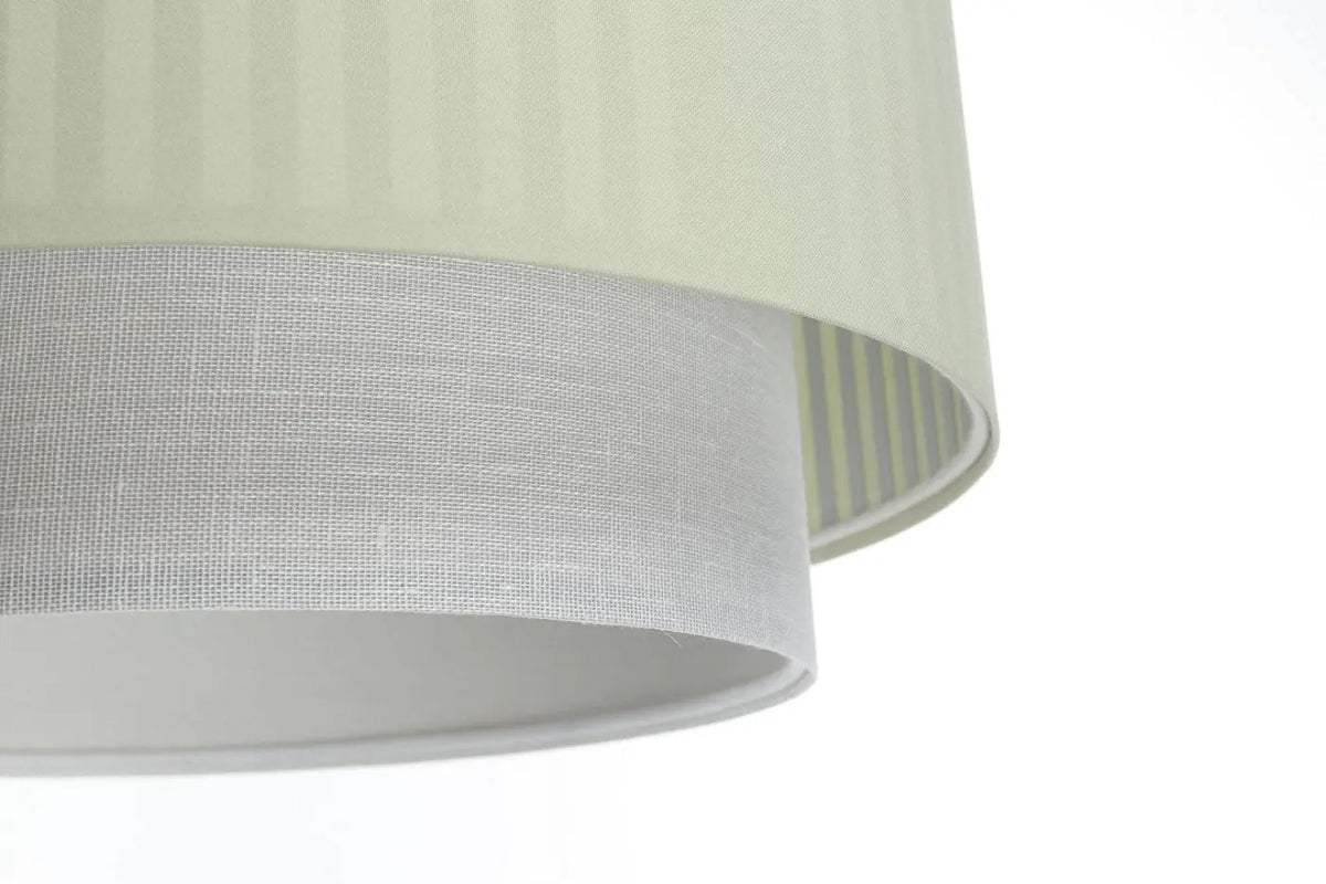 Suspension textile menthe et gris, tailles S, M et L