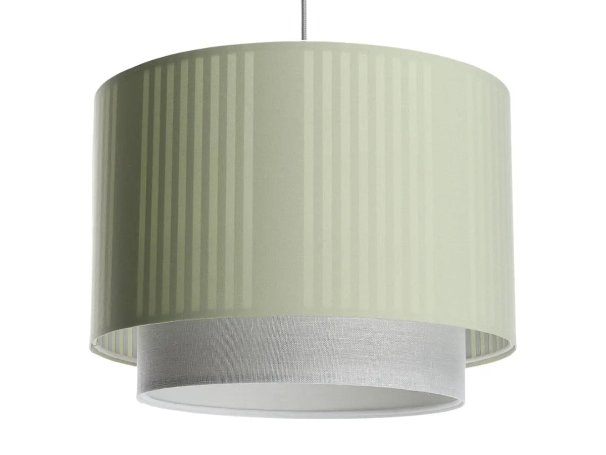 Suspension textile menthe et gris, tailles S, M et L