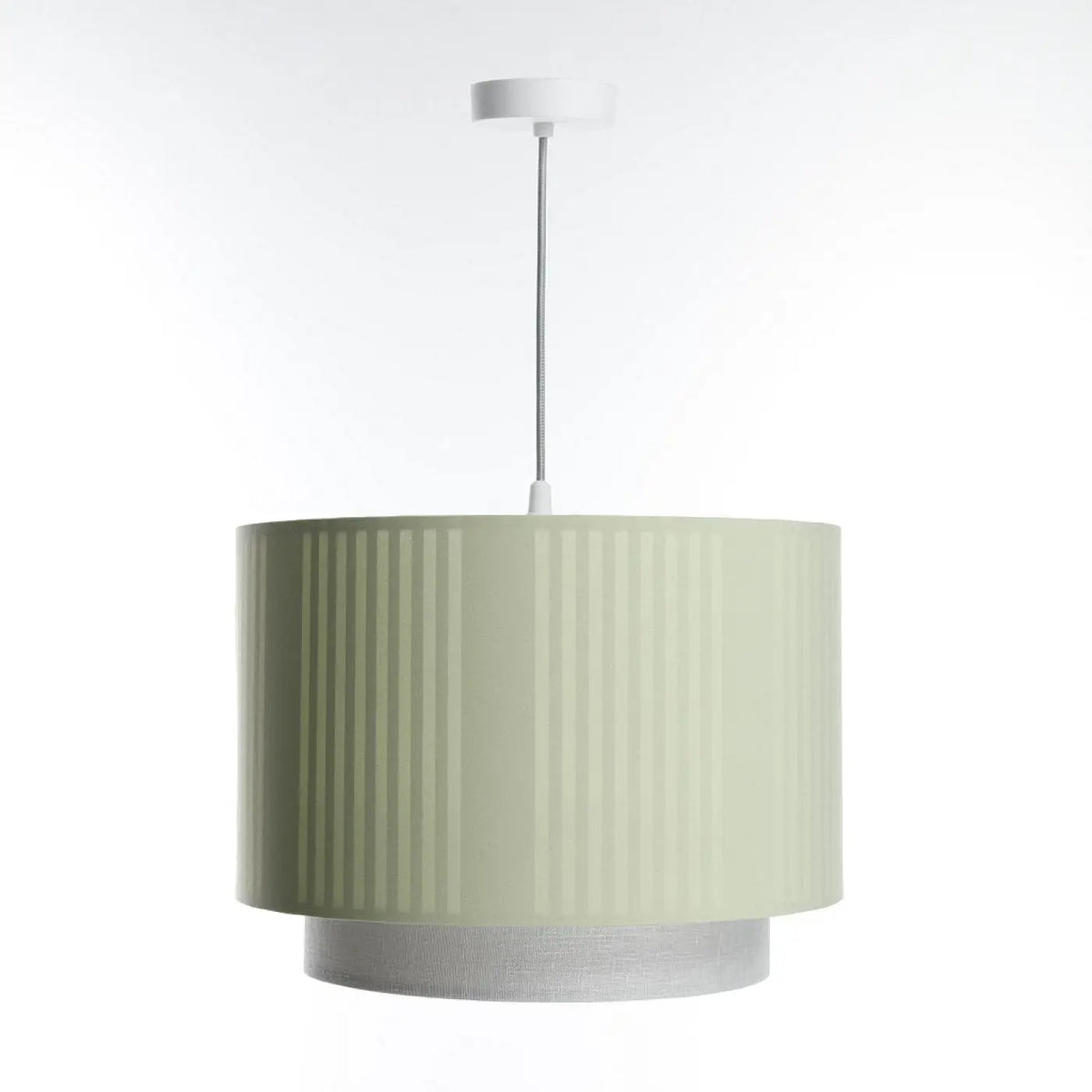 Suspension textile menthe et gris, tailles S, M et L