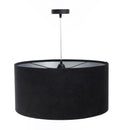 Suspension en tissu noir et argent, moderne, tailles S, M et L
