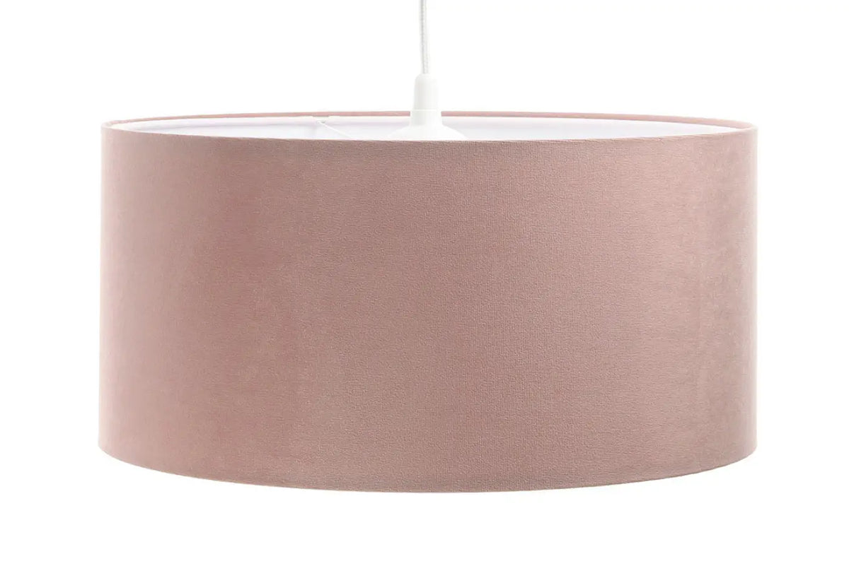 Suspension cylindre en tissu rose clair, tailles S à XL