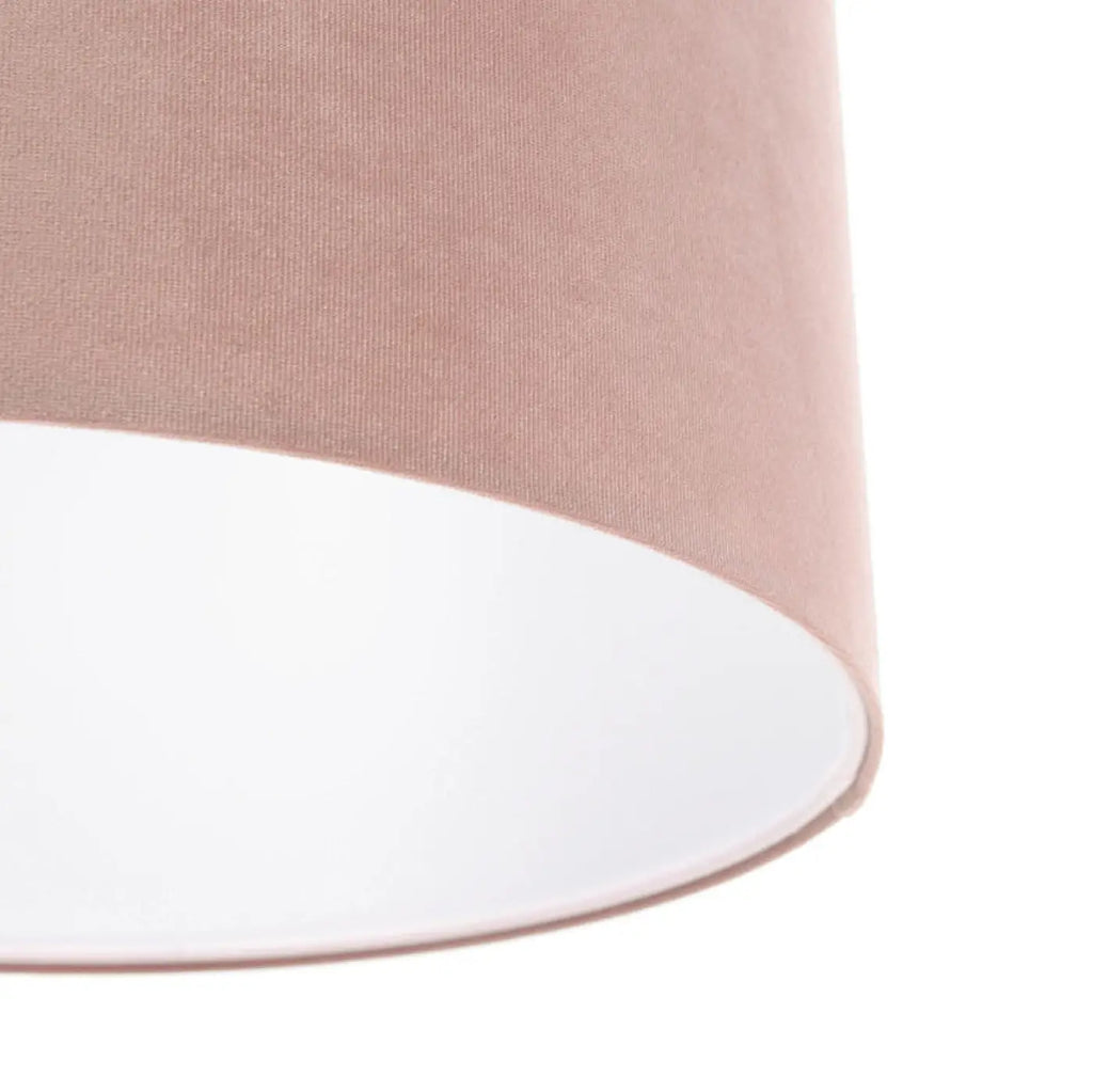 Suspension cylindre en tissu rose clair, tailles S à XL