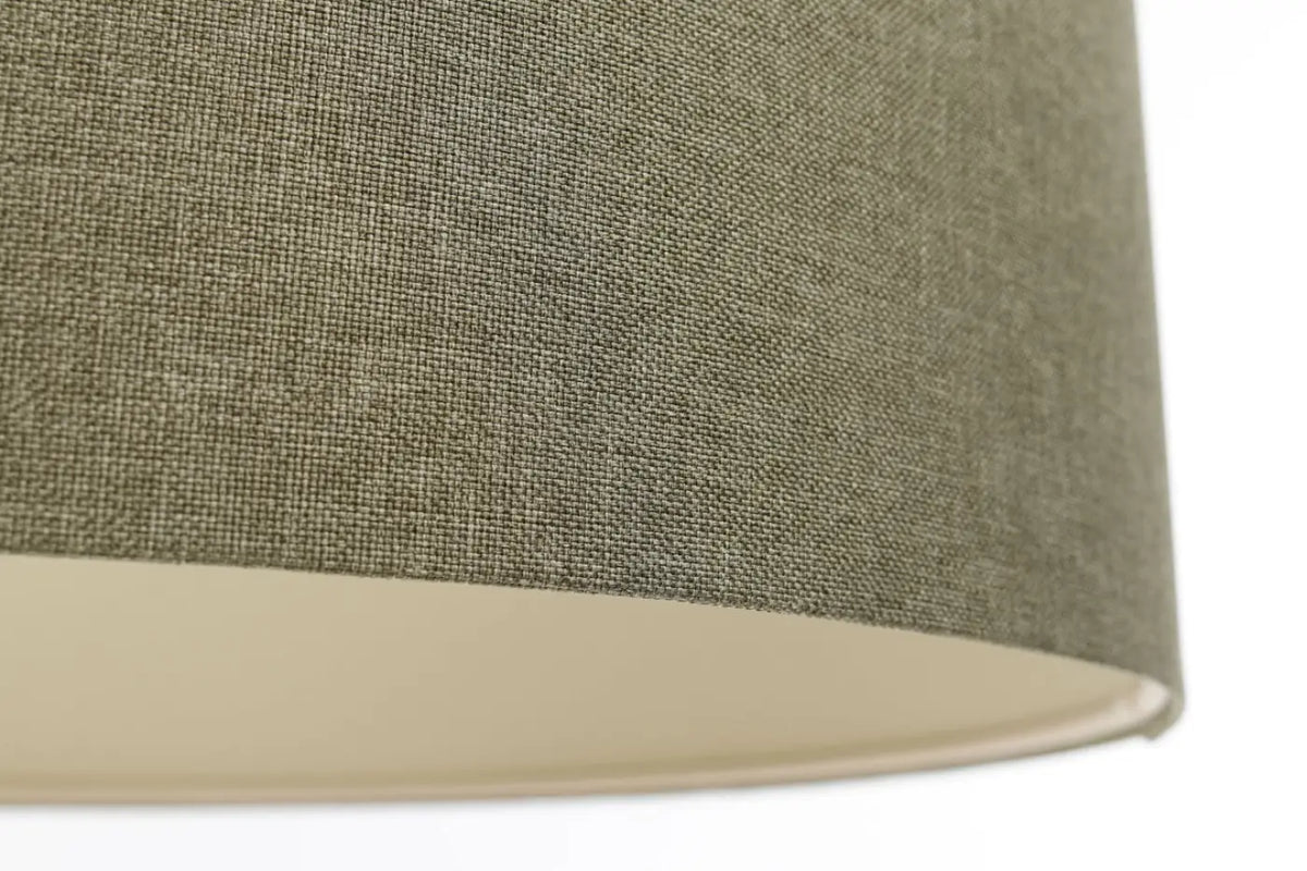 Suspension en tissu vert gris et écru, tailles S à XL