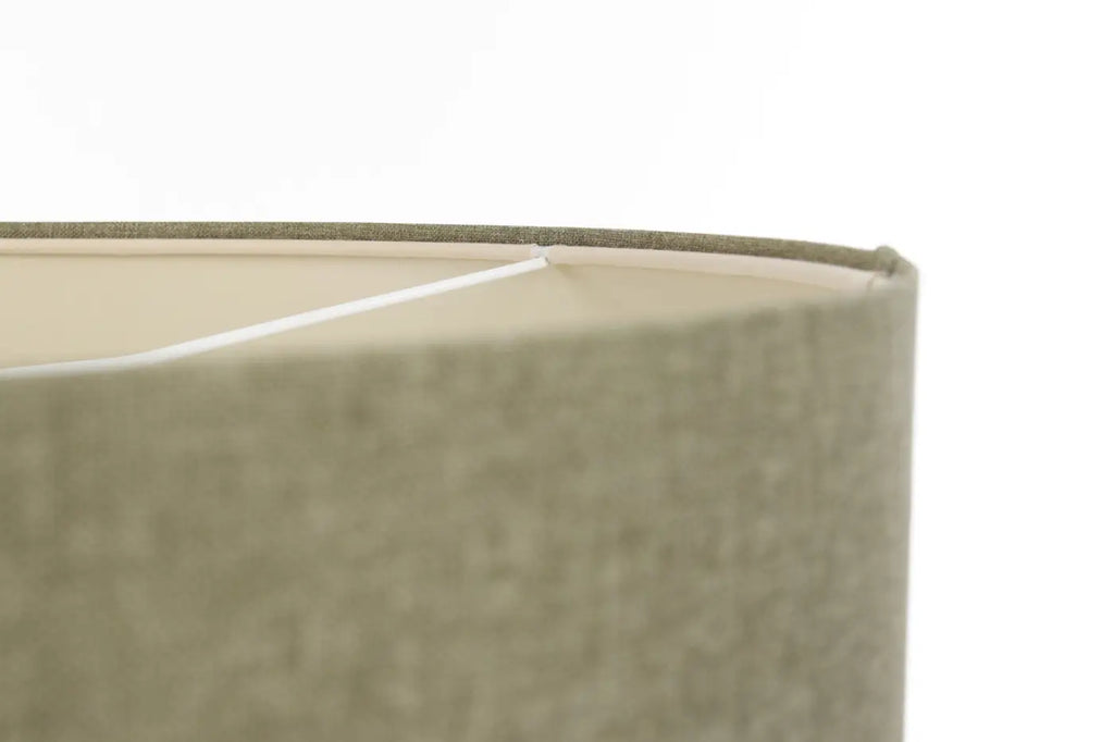 Suspension en tissu vert gris et écru, tailles S à XL
