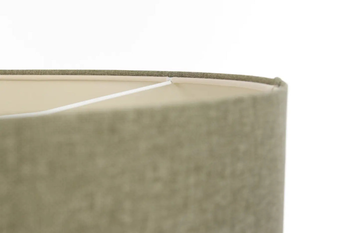 Suspension en tissu vert gris et écru, tailles S à XL