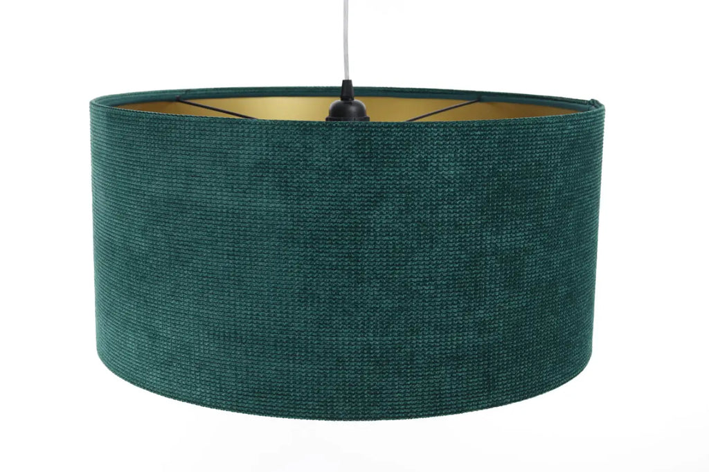 Suspension en tissu vert et doré, moderne, tailles S, M et L