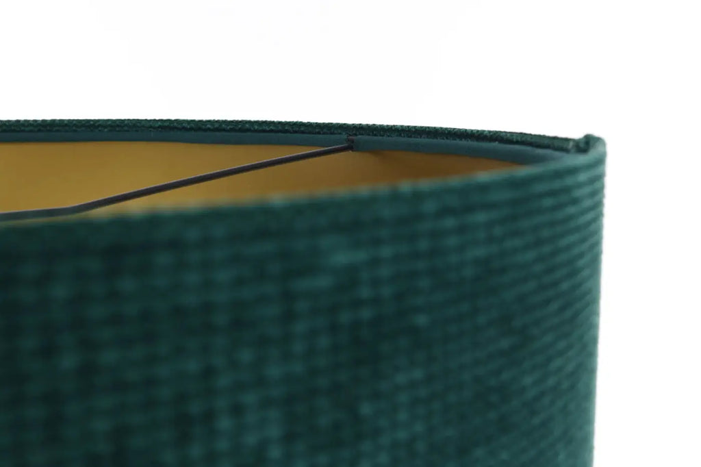 Suspension en tissu vert et doré, moderne, tailles S, M et L