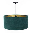 Suspension en tissu vert et doré, moderne, tailles S, M et L