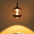 Suspension sphère en verre à diffuseur central, deux modèles