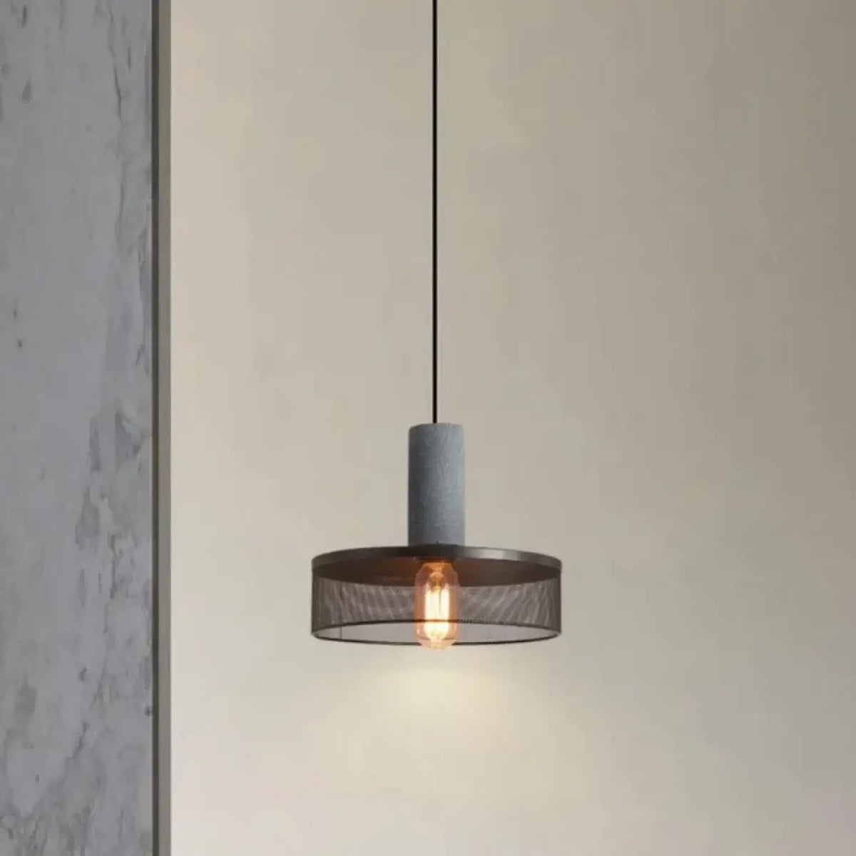 Suspension en verre et métal moderne, six modèles au choix