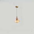 Suspension en verre nervuré rétro chic, trois modèles, doré