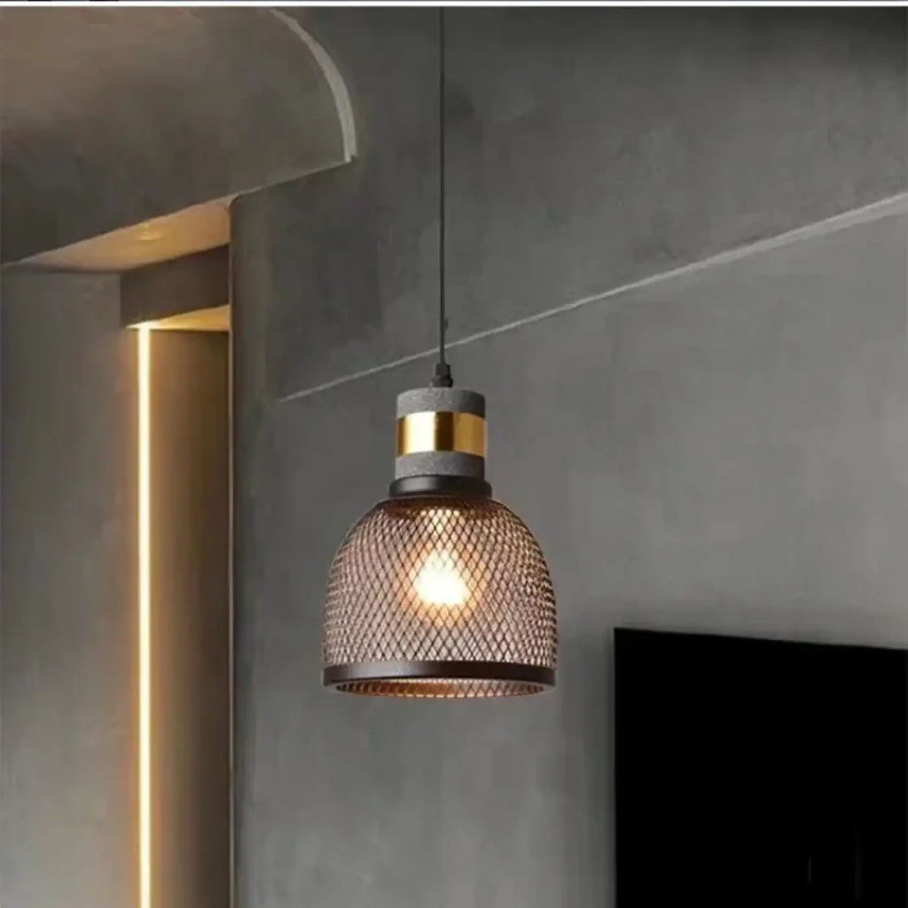 Suspension en verre esprit loft, huit modèles au choix