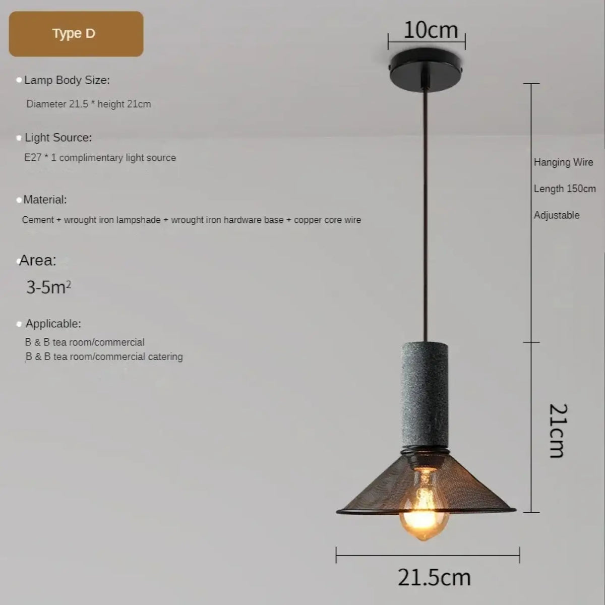 Suspension en verre esprit loft, huit modèles au choix