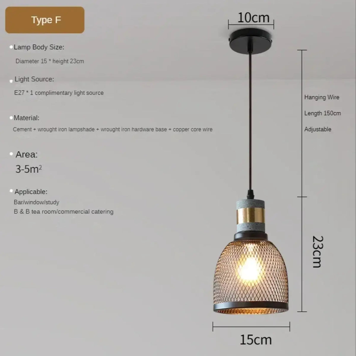 Suspension en verre esprit loft, huit modèles au choix
