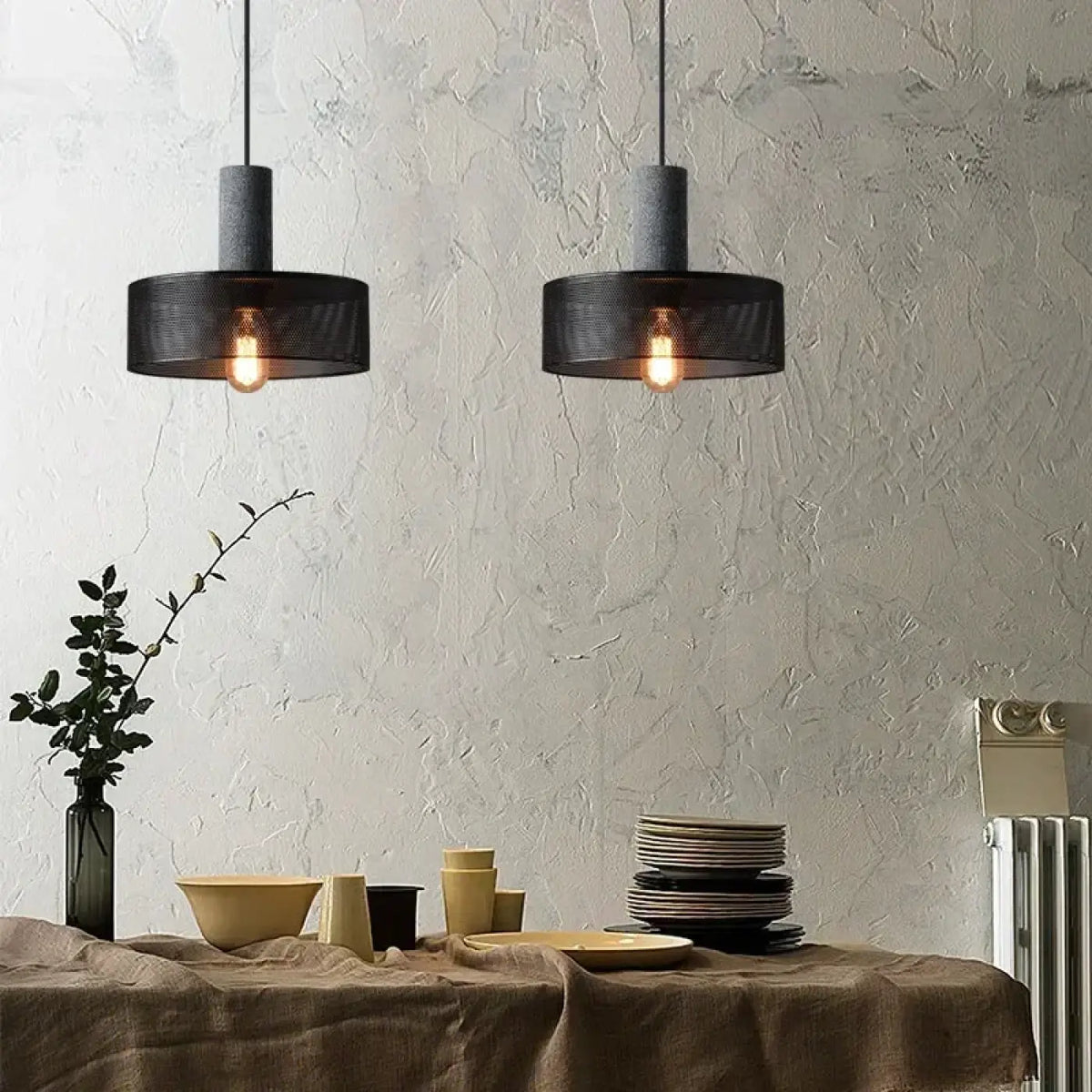 Suspension en verre esprit loft, huit modèles au choix