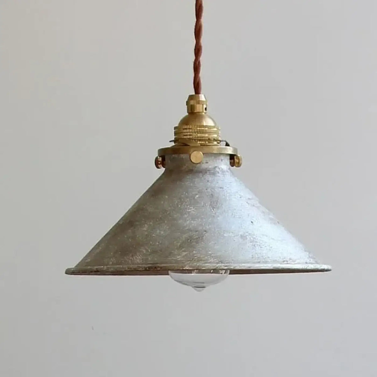 Suspension vintage en métal et cuivre, quatre coloris