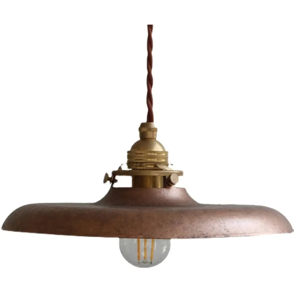 Suspension vintage en métal à câble tressé, quatre coloris