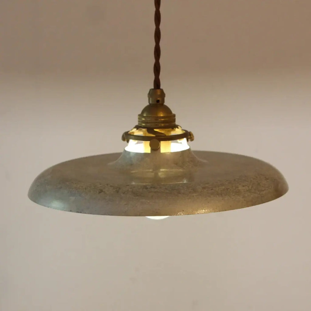 Suspension vintage en métal à câble tressé, quatre coloris