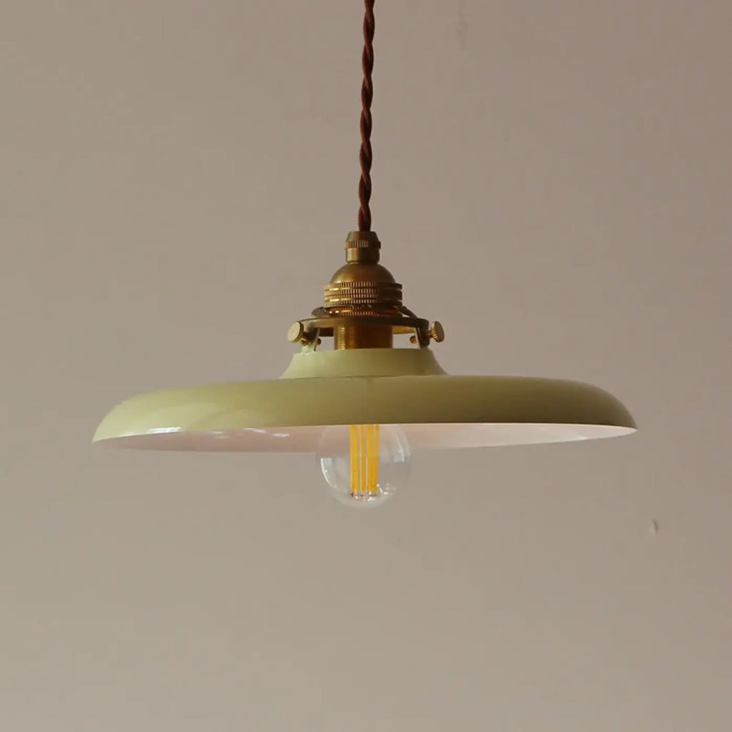Suspension vintage en métal à câble tressé, quatre coloris