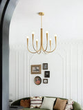Suspension en métal doré façon chandelier revisité, tailles S et M