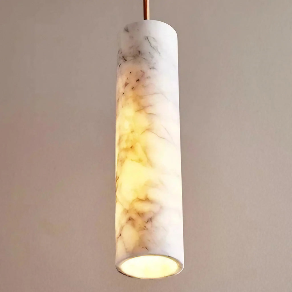Suspension LED en marbre, quatre tailles de S à XL