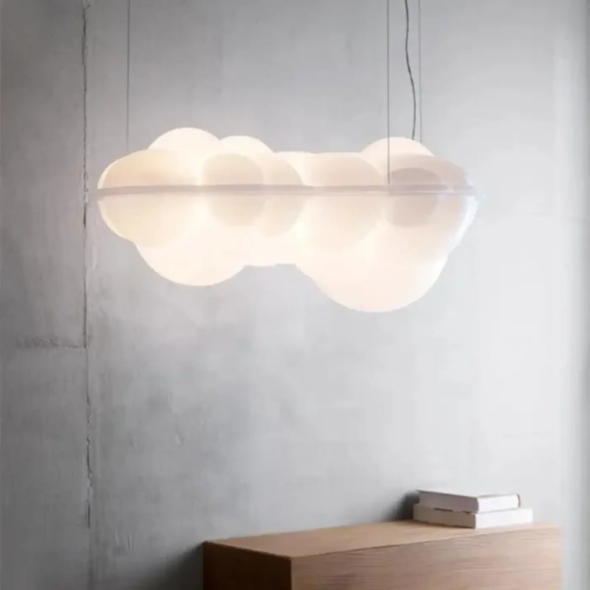 Suspension nuage LED au style contemporain, tailles S à XXL