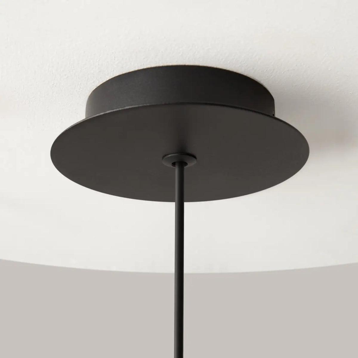 Suspension feuille pliée en acier noir mat, culot G9