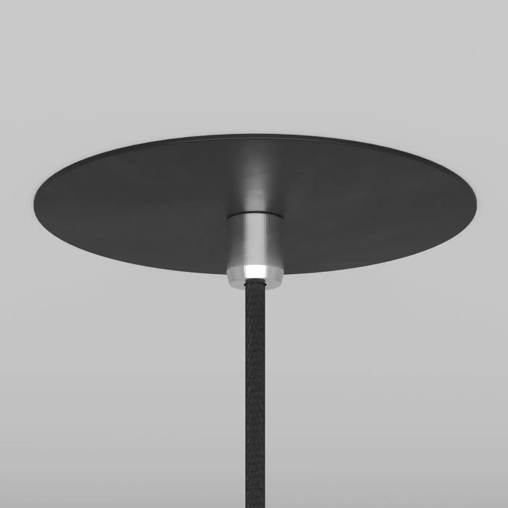 Suspension cône étroit en verre et acier, culot GU10
