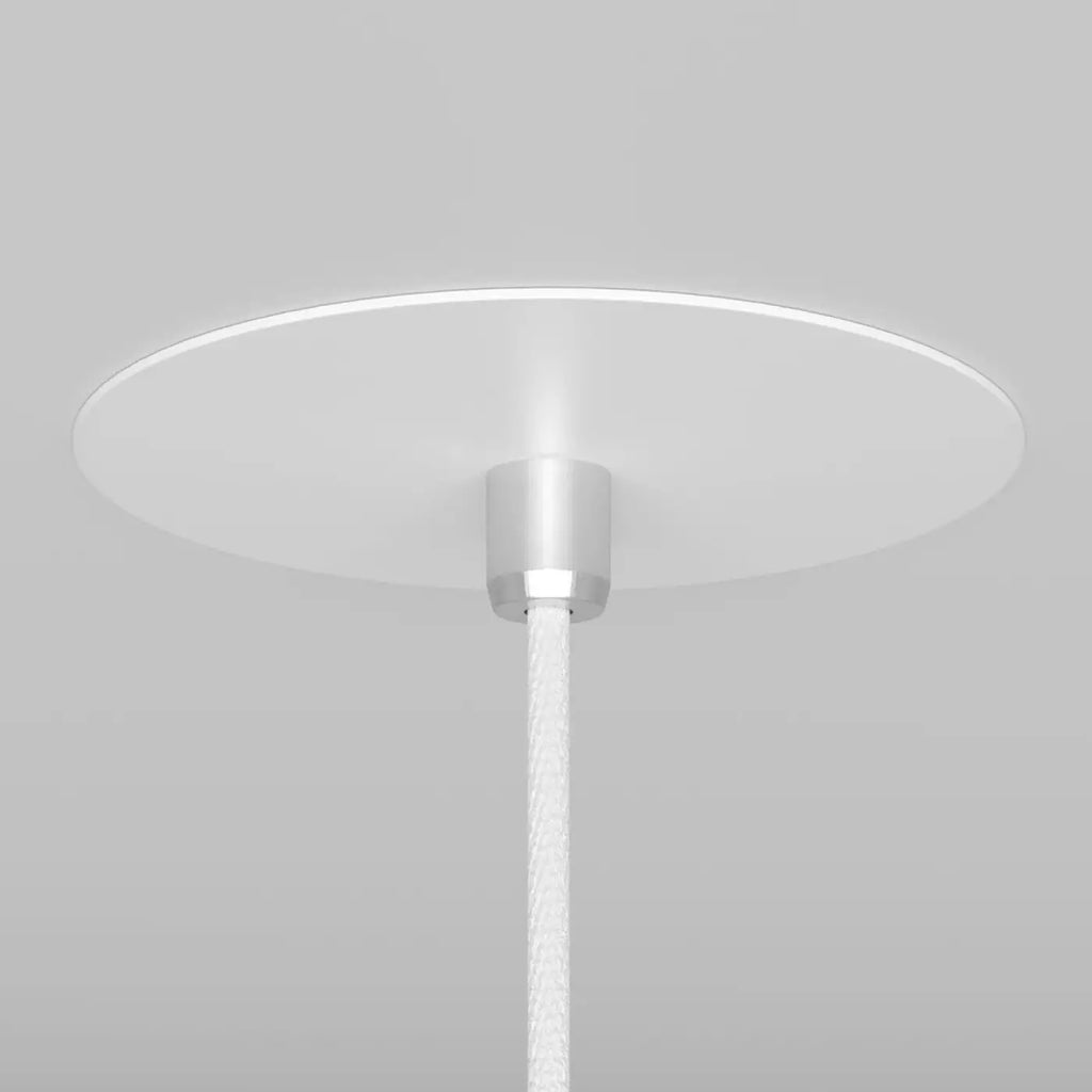Suspension cône étroit en verre et acier, culot GU10