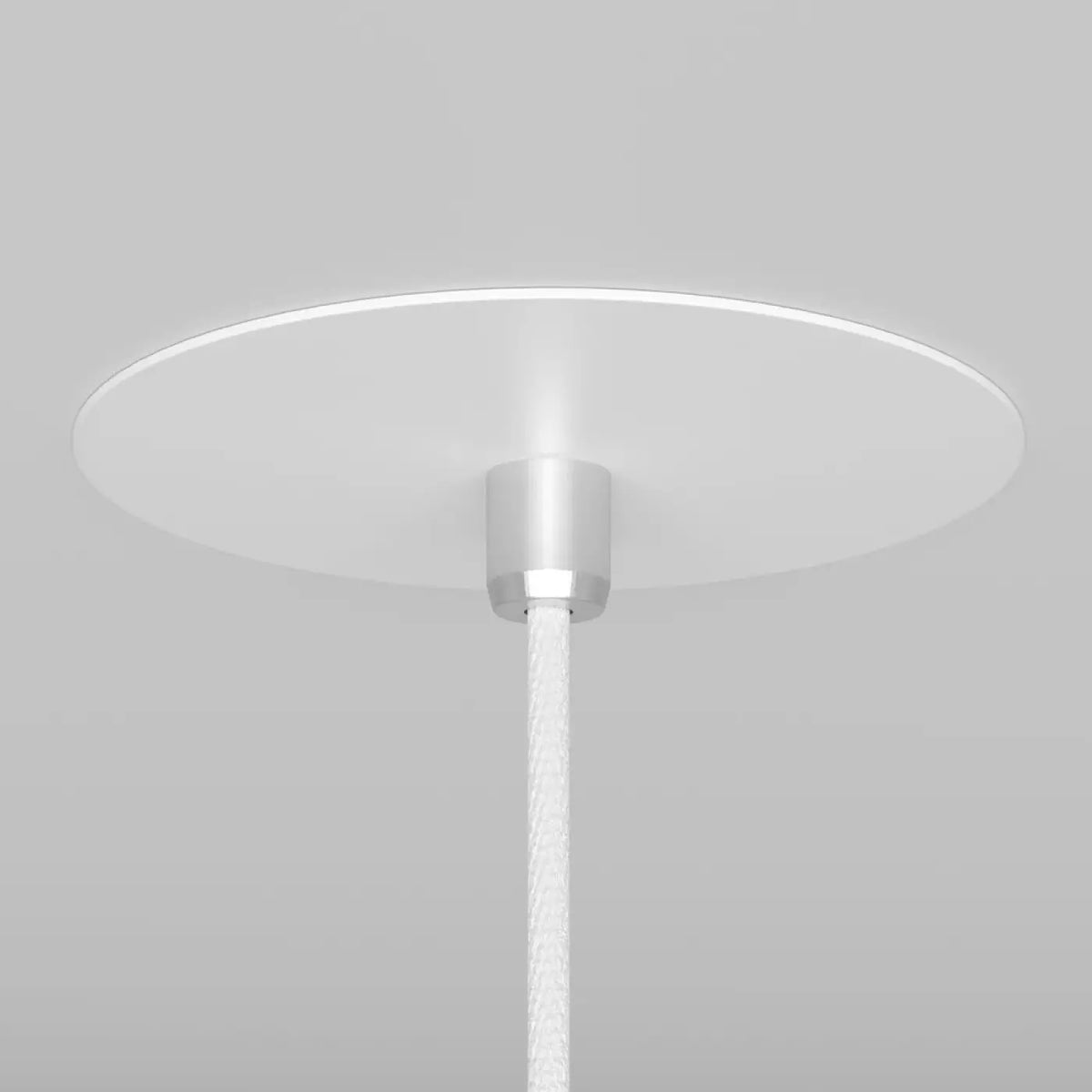 Suspension cône étroit en verre et acier, culot GU10