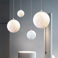 Suspension LED lune ou nuage, deux tailles, lumière au choix