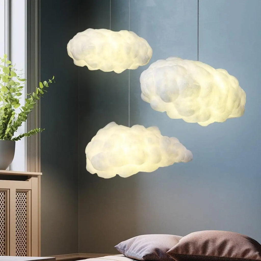 Suspension nuage pour chambre, sept tailles au choix