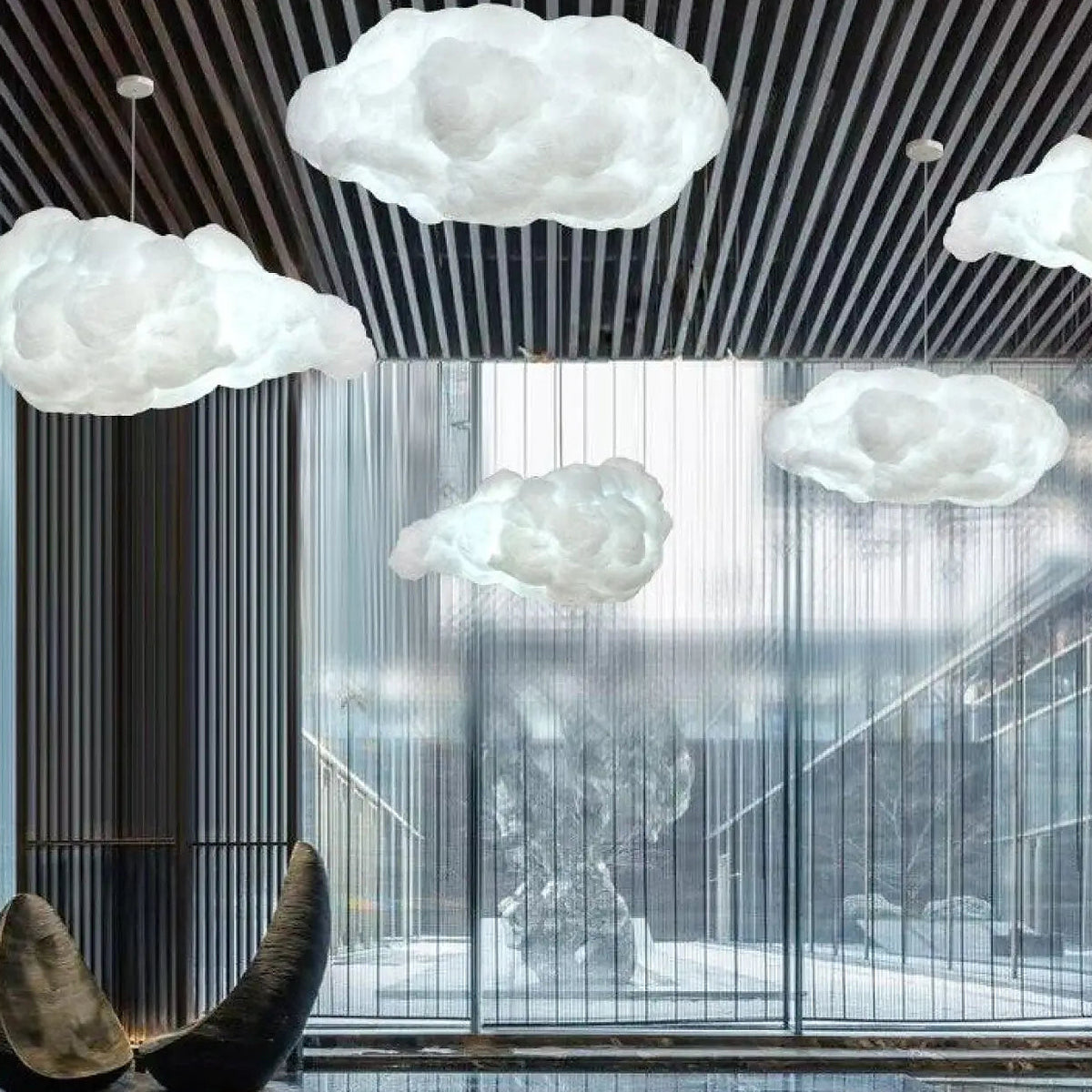 Suspension nuage pour chambre, sept tailles au choix