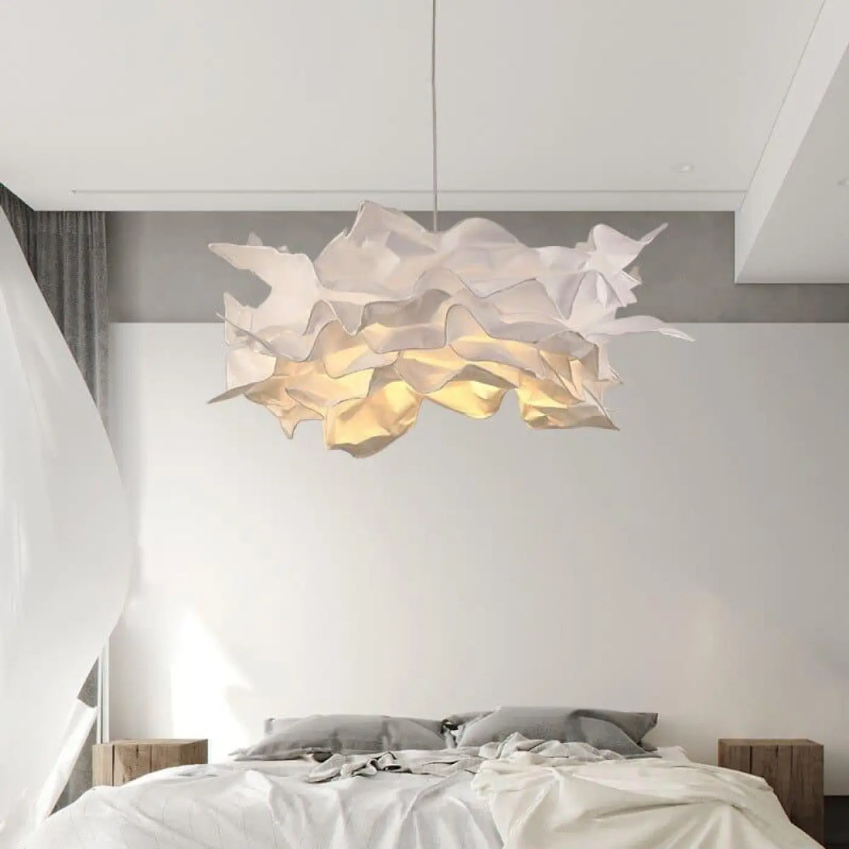 Suspension en papier façon lanterne, tailles S, M et L