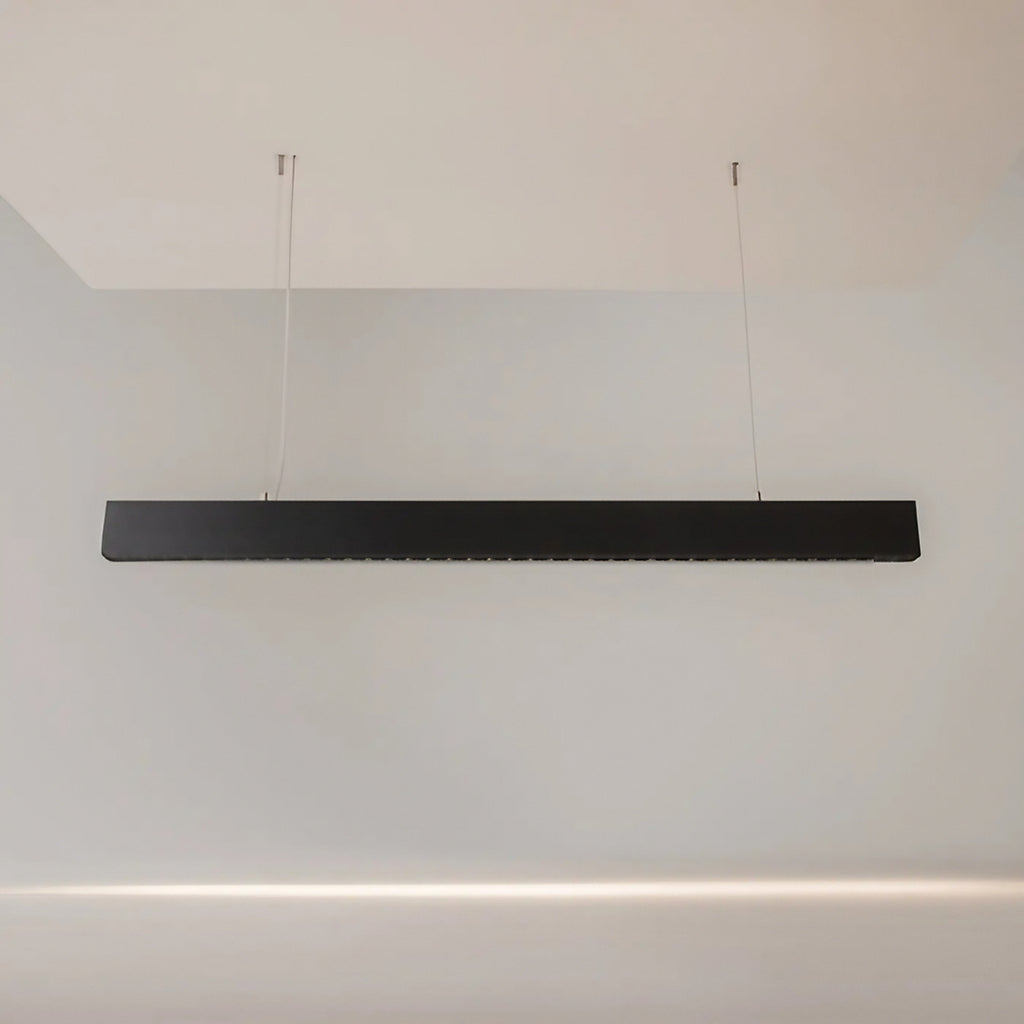 Suspension LED linéaire noire à points lumineux, 106,5 cm