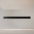 Suspension LED linéaire noire à points lumineux, 106,5 cm