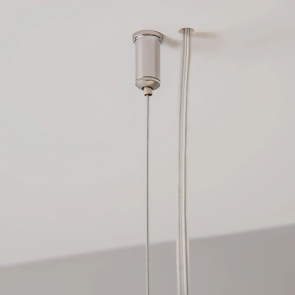 Suspension LED linéaire noire à points lumineux, 106,5 cm