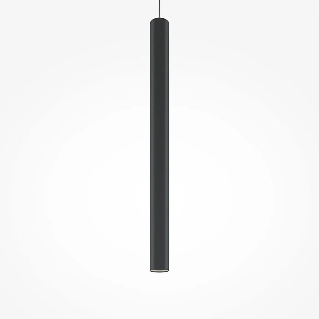 Suspension LED tube en aluminium de 3 cm, 40 ou 80 cm