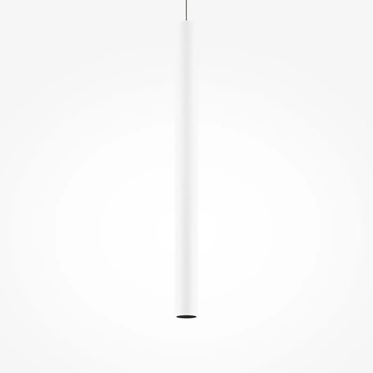 Suspension LED tube en aluminium de 3 cm, 40 ou 80 cm