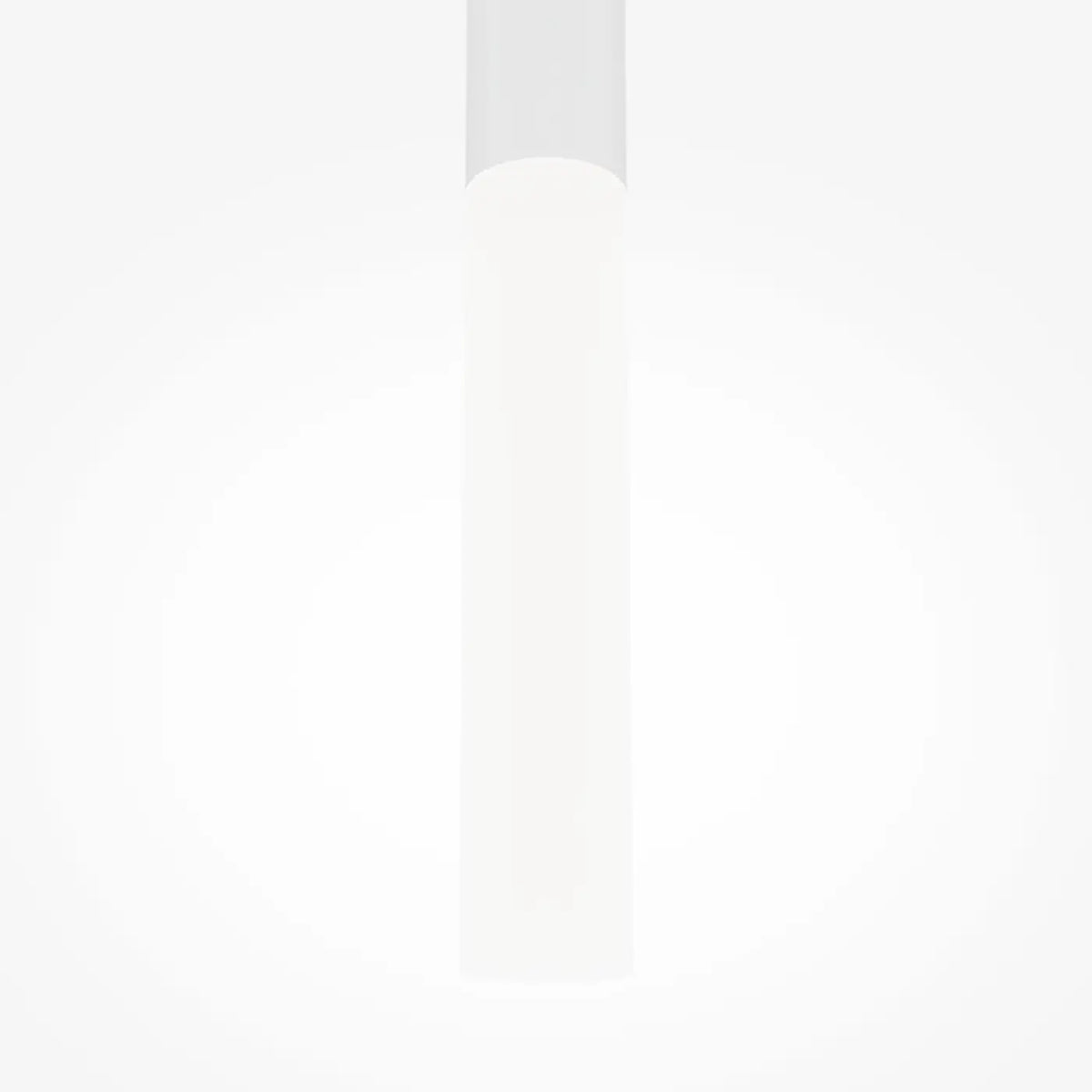 Suspension LED tube en aluminium coupé en biais, noir ou blanc