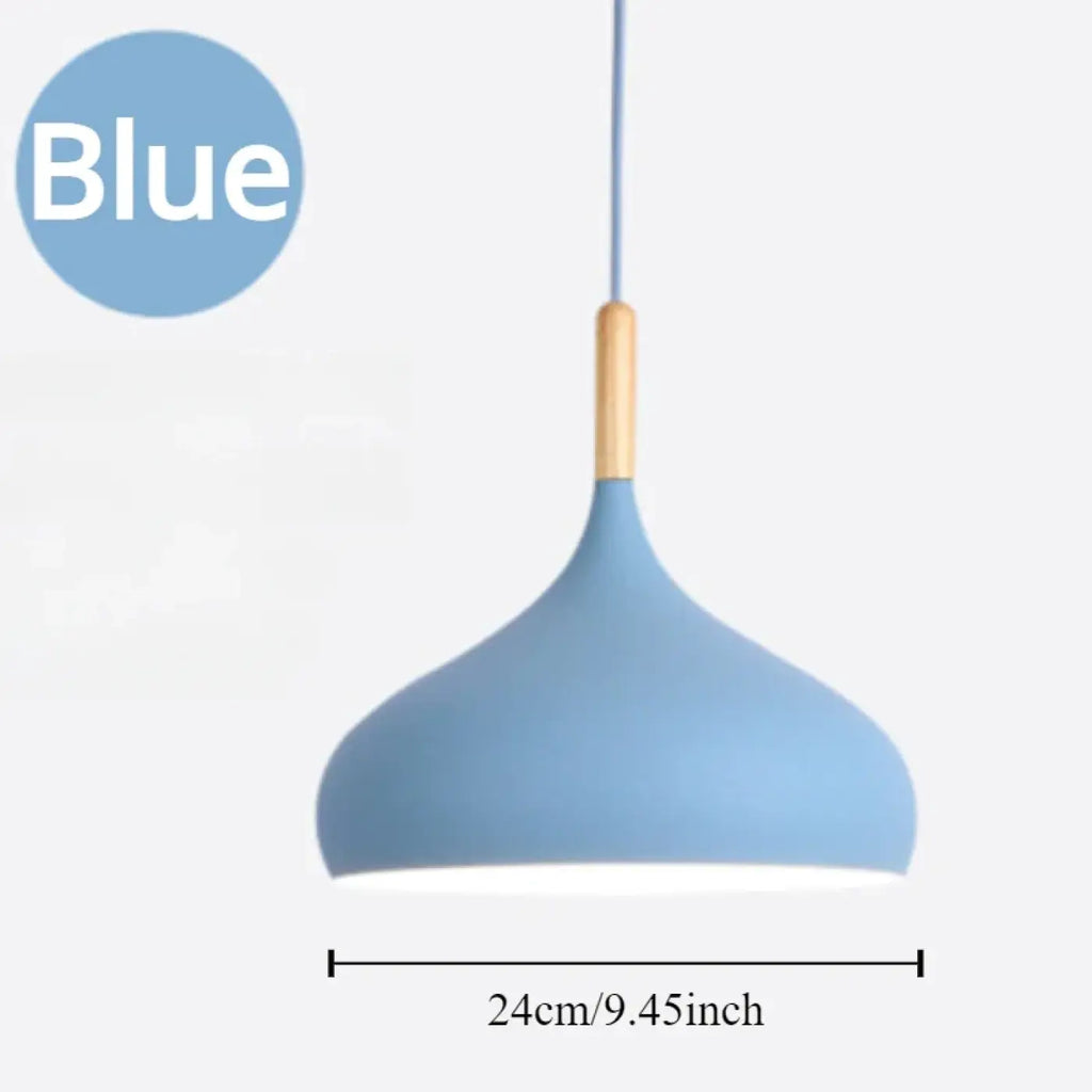 Suspension dôme scandinave, sept coloris, trois lumières