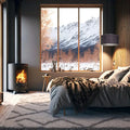 Suspension en fausse fourrure beige, intérieur graphite, S, M, L
