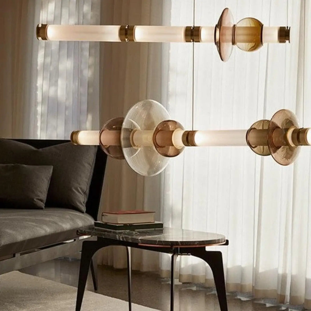 Suspension tube à la forme allongée, taille S ou M