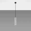 Suspension tube en béton gris clair, 1 à 3 sources GU10