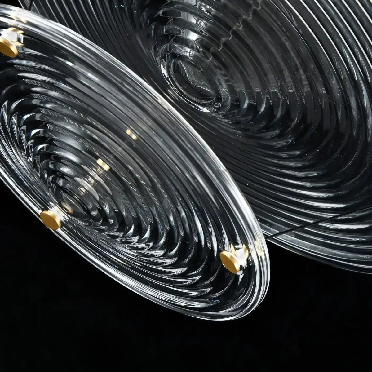 Suspension LED goutte d'eau en verre soufflé, 38 cm, 930 lumens